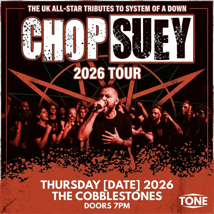 Meta ad for the Chop Suey System of a Down tribute 2026 tour